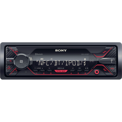 Sony DSX-A410BT Dual Bluetooth Single-Din Car Stereo