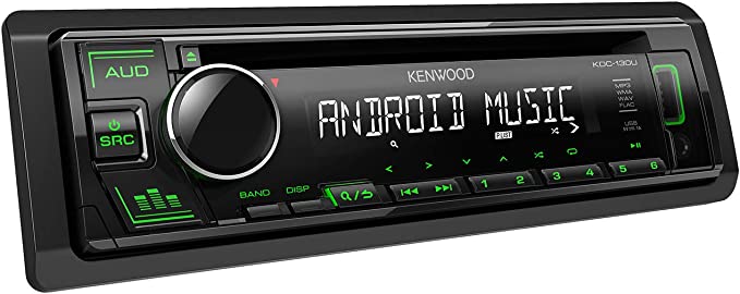 Kenwood KDC-130UG CD Tuner with Aux In & USB Green Illumination