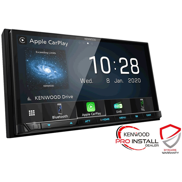 Kenwood DMX-7520DABS Digital Media Receiver Wired Apple Car Play, Android Auto, Bluetooth & DAB+