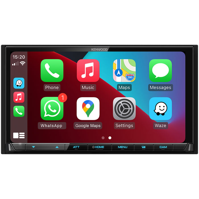 Kenwood DMX-8021DABS 7" Touchscreen Stereo with DAB, Bluetooth, Apple Car Play and Android Auto
