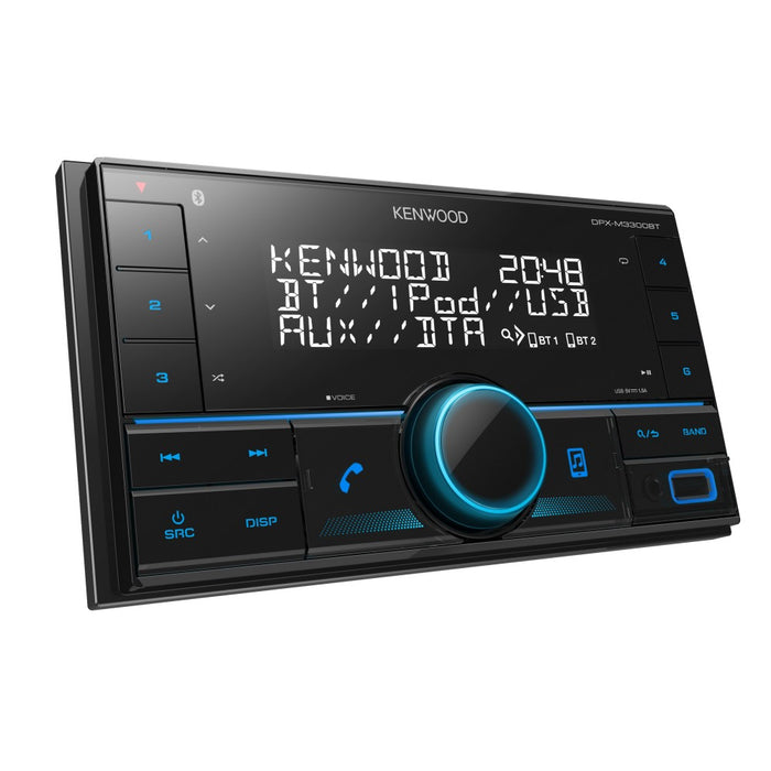 Kenwood DPX-M3200BT Mechless 2-Din Digital Media Receiver with Built-in Bluetooth