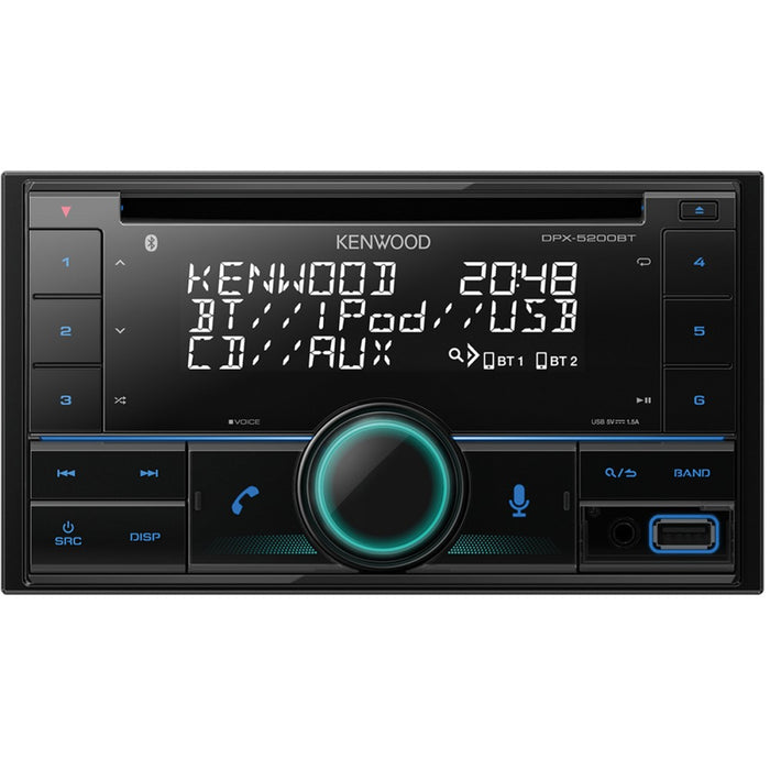 Kenwood DPX-5200BT 2-Din CD-Receiver with Built-in Bluetooth