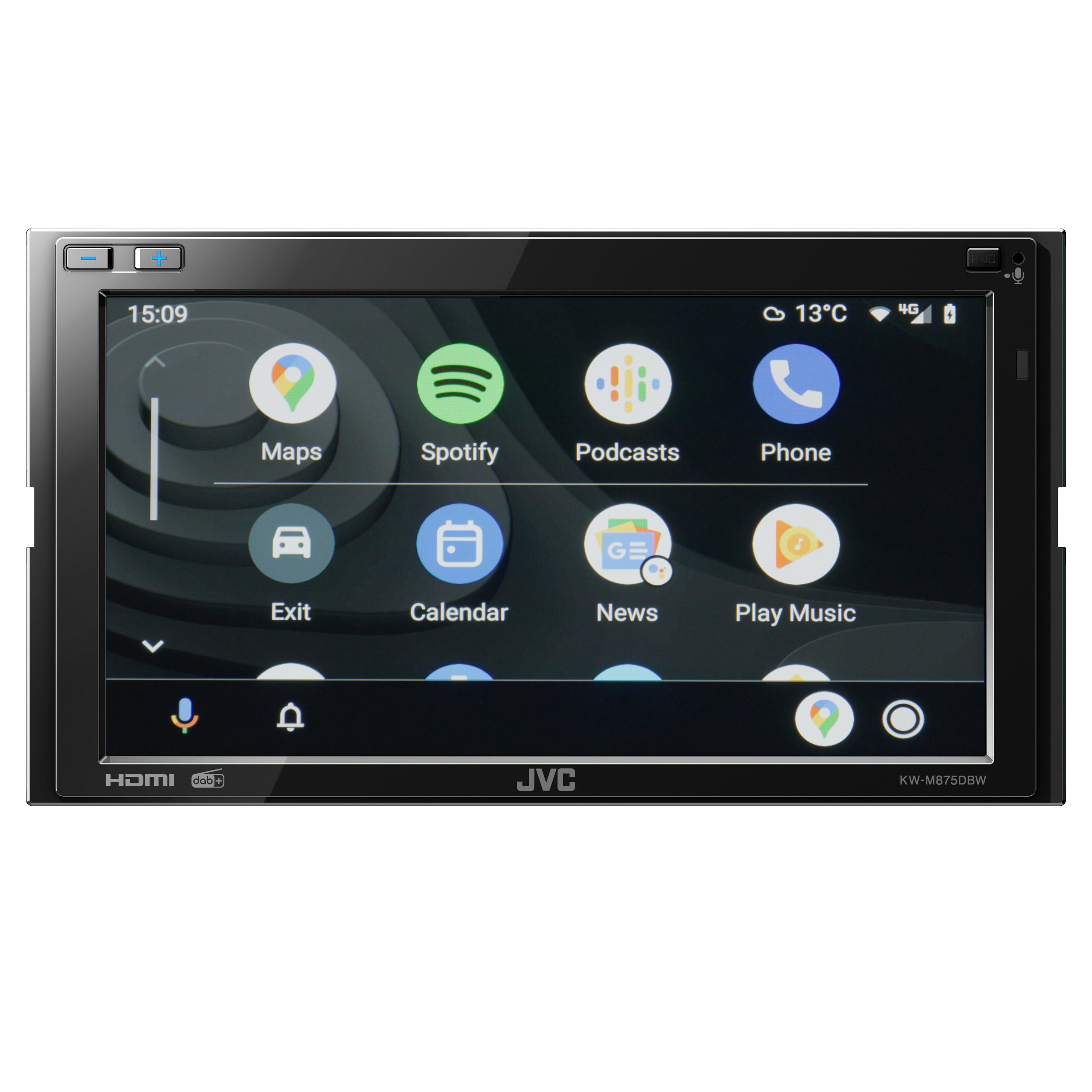 JVC KW-M875DBW Digital Media Receiver with 6.8