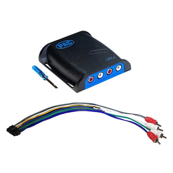 Connects2  LocPRO Series 4-Channel Line Output Converter for OEM or Aftermarket Amplifiers with Remote Turn-On