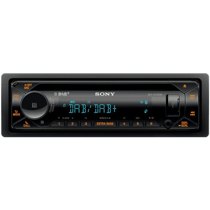 Sony MEX-N7300BD DAB + Car Radio with CD, Dual Bluetooth, USB and AUX Bluetooth