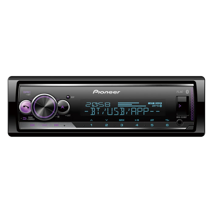 Pioneer MVH-S520BT Mechless Player with Bluetooth, multi colour illumination, USB and Spotify