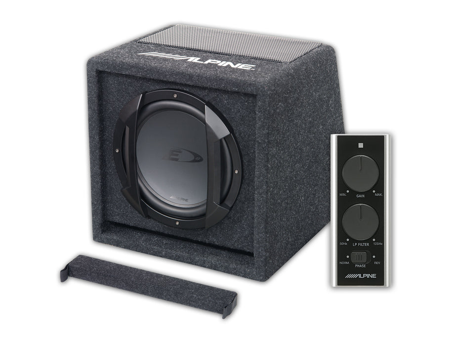 Alpine SWE-815 Ready-to-use amplified subwoofer box 8” (20cm) Amplified Subwoofer Box