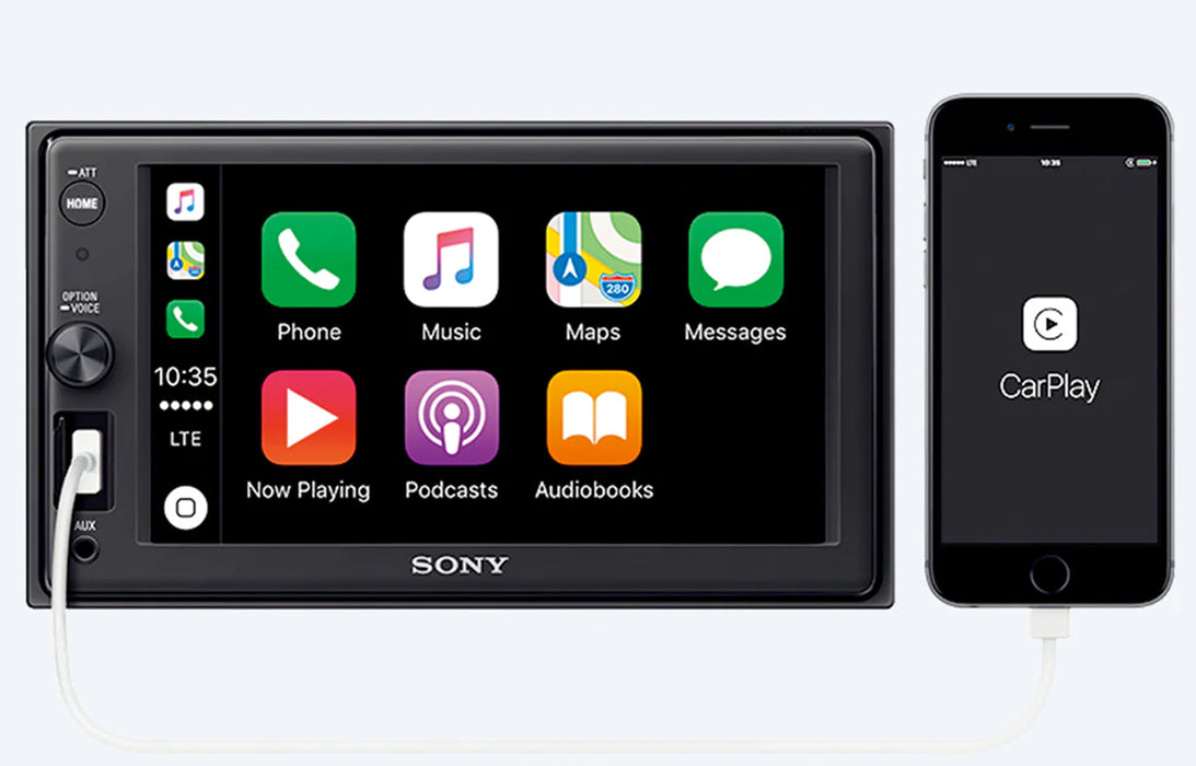 Sony XAV-AX1000 6" Media Player with Bluetooth and Apple Car Play