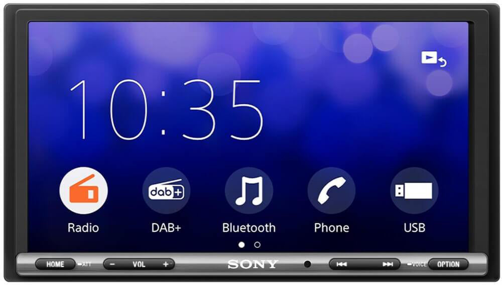 Sony XAV-AX3250 7" Apple CarPlay and Android Auto Stereo with DAB, Bluetooth